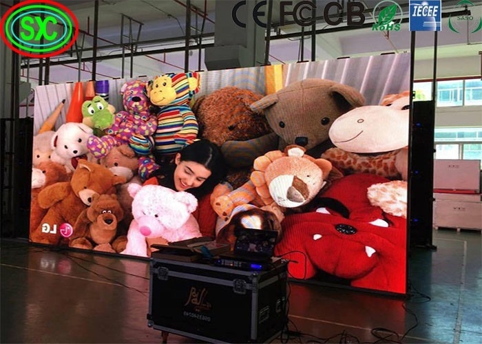 P2.5 SMD Indoor RGB LED Rental Screen HD Chassis de Alumínio, 3 anos de garantia