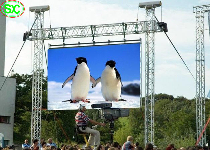 Placa de exposição alugado de suspensão móvel exterior do diodo emissor de luz P10 impermeável