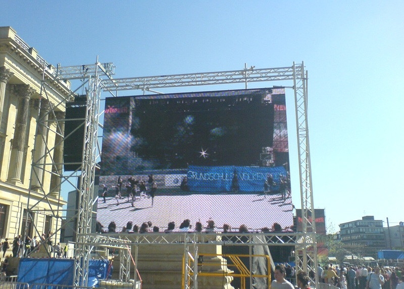 Pequeno Pitch P2.5 Publicidade ao ar livre LED Billboard Alto brilho LED Display Single &amp; Dual Color High Definition