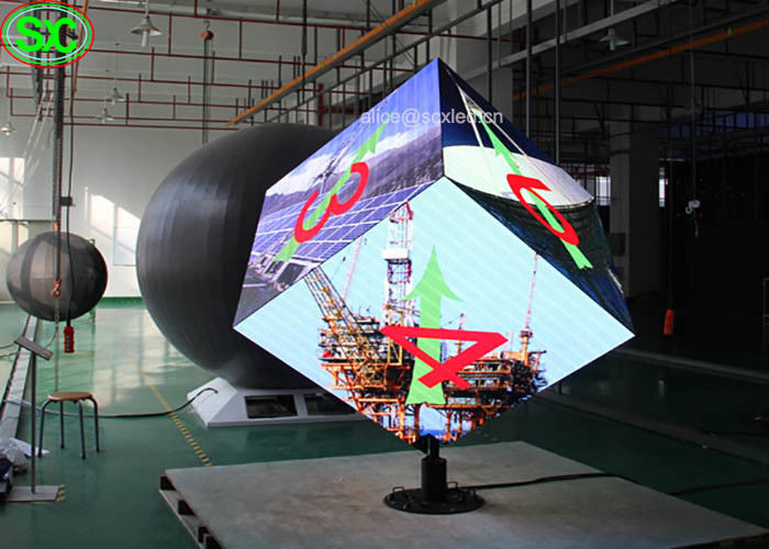 O DJ flexível encena o vídeo do RGB do disco dos painéis de exposição 3D do diodo emissor de luz P5 para a cabine