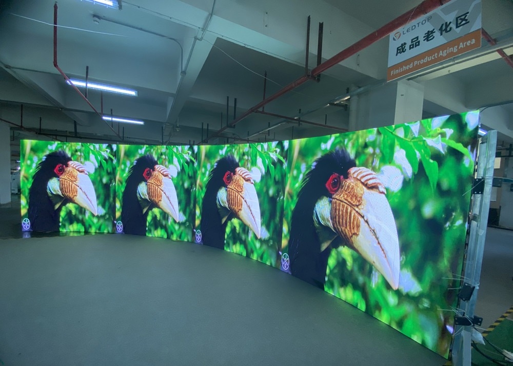 Display LED fixo de alto brilho com Mtbf 5000 horas Balanço de branco
