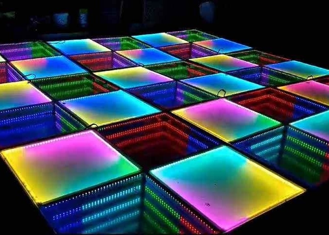 Outdoor HD P6.25 SMD3528 Full Color LED Dance Floor 1000mmx 500mm Caixa