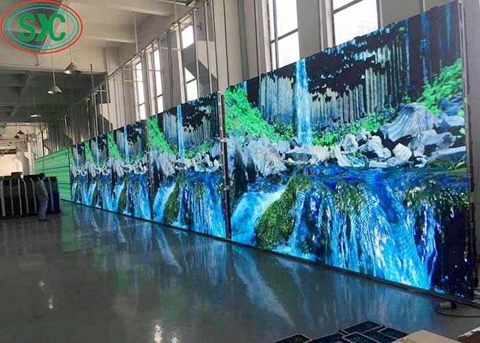 High Definition SMD2121 Indoor Full Color LED Die-Casting Aluminum Screen À prova de poeira e anti-estática