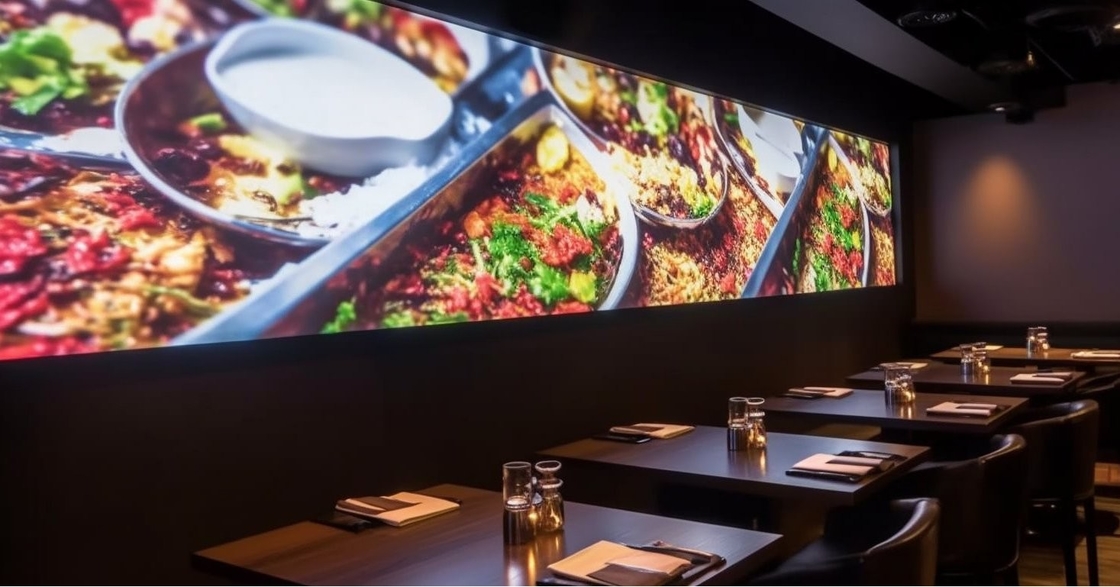 P2 640x480mm ecrã LED de interior cartaz de aluguer vídeo publicidade ecrã LED, taxa de atualização 7680hz