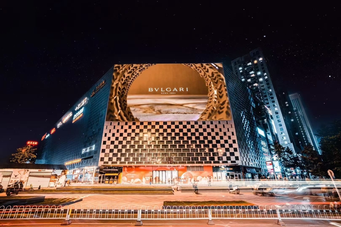 P10 Publicidade exterior a cores completas LED Billboard Sistema de controlo Novastar Instalação fixa