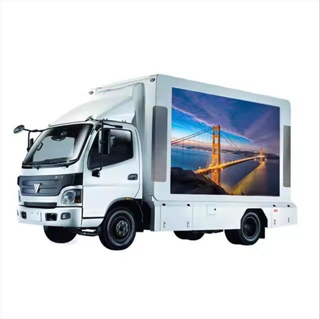 Caminhão Capacitativo Exterior Publicidade Móvel LED Display P5 P6 P8 P10 Futebol Jogos Feira Comercial LED Display Caminhão LED Telas