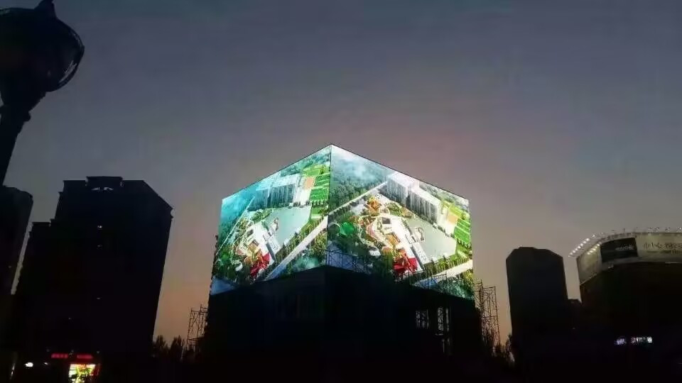 Display LED de alta resolução p10 exterior em cores completas com desempenho estável para sinal de transmissão de TV 10mm Pitch de pixels 7000 cd/m2 Brilho 16.7 milhões de cores IP65/IP54 Proteção 800W/m2 Potência máxima