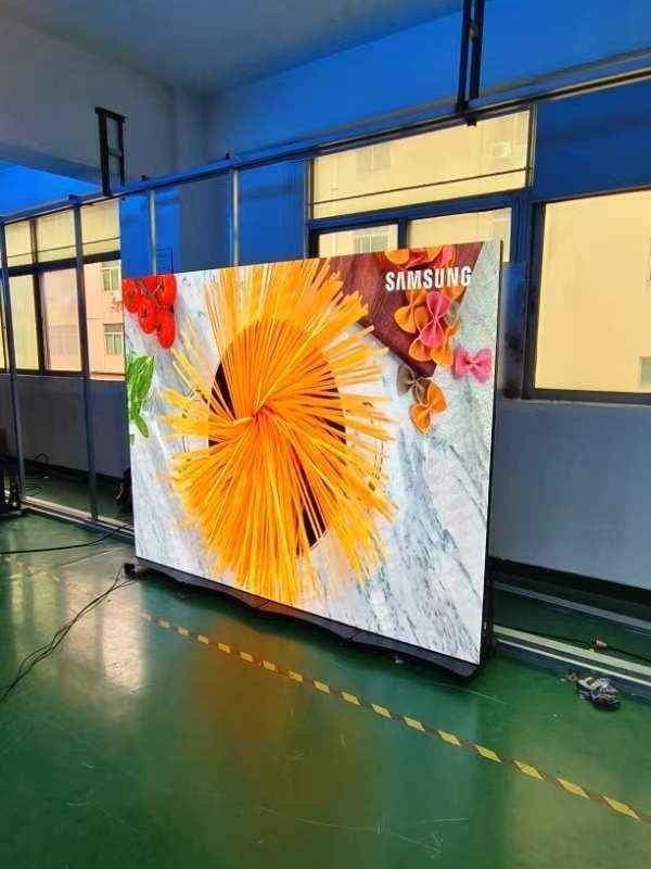 1R1G1B Configuração de cores Display de cartaz LED com gabinete de alumínio e tamanho do módulo 320x160mm