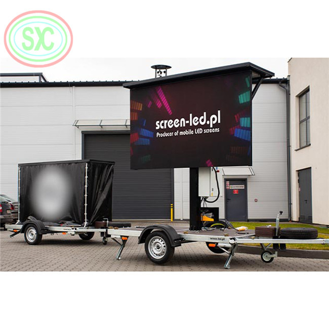 60Hz Frame Rate P5 Mobile Truck LED Display Screen 5000-8000 Nits Brilho para produção Nome