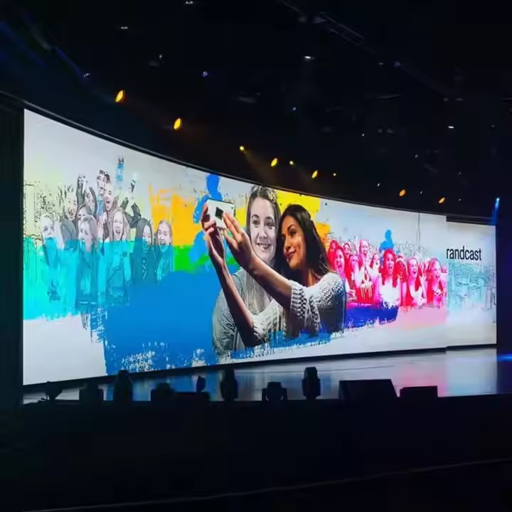 Tempo de vida 100 Alumínio SMD LED Screen para desempenho de exibição superior Cabinet regular Tamanho 576mmx576mm