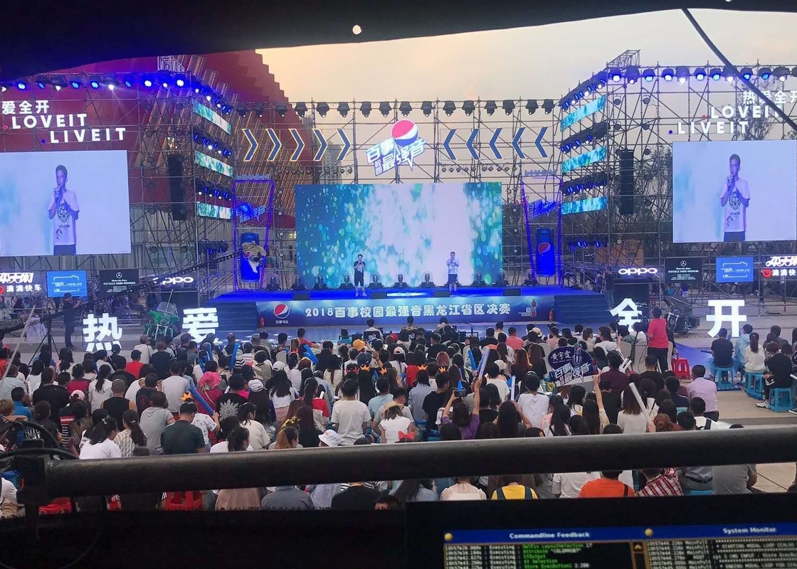 Localização interna P2 RGB LED Display Alta Resolução Alta Definição Flexível