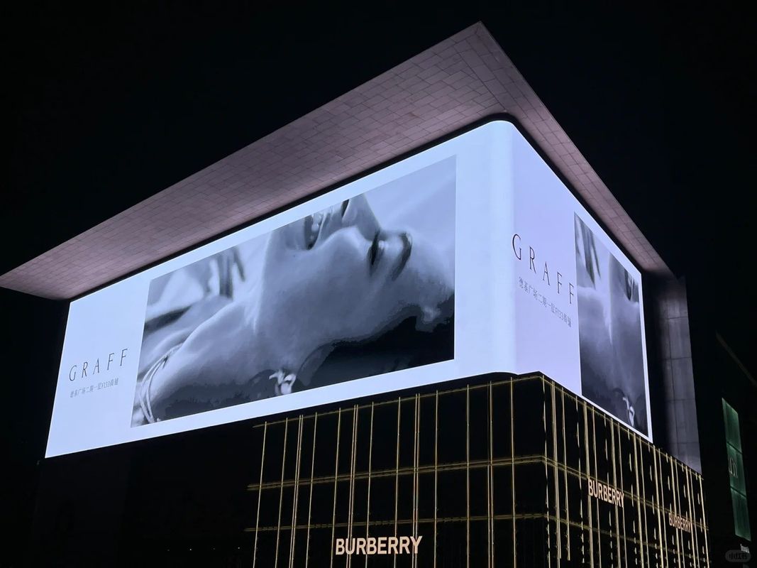 Display LED Full Color para Exterior P8mm HD IP65 Painel de Pixel Instalação Fixa display led full color