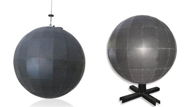 Display LED em forma de bola de tensão DC5V à prova d'água e de longa duração para publicidade ao ar livre