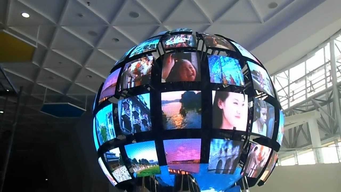 Display de vídeo/texto/imagem Esfera de ecrã LED com módulo de método de manutenção de serviço frontal Tamanho 320*160mm
