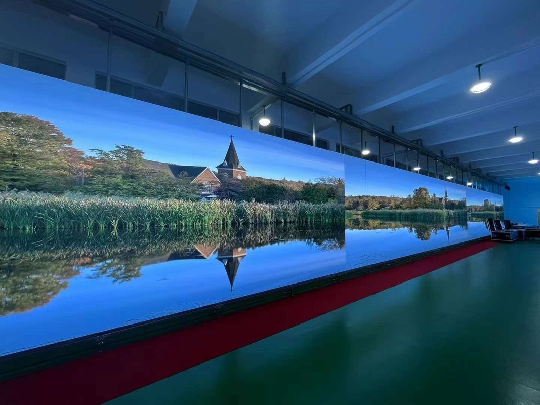 112896 Densidade de pontos/m2 Display LED de alta definição interior com melhor ângulo de visão 2m-10m