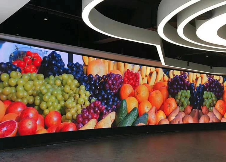 600*337,5*40mm Display LED Full Color para publicidade interior