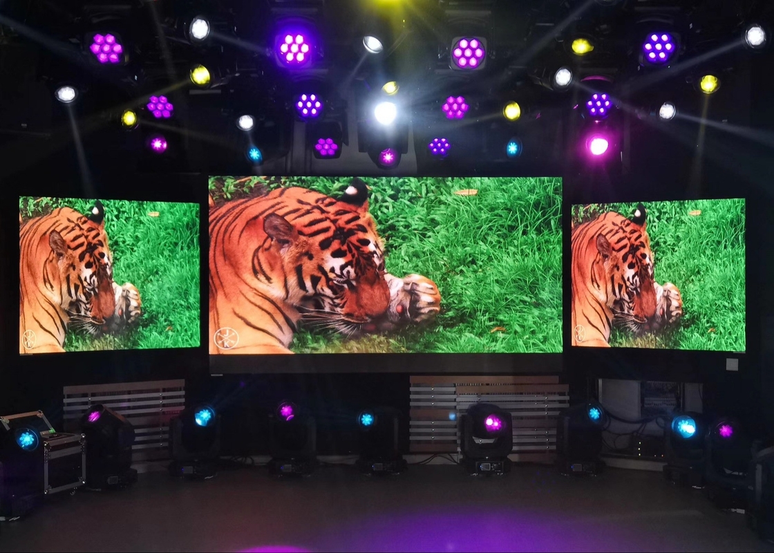 Armário LED de alumínio fundido e dimensão de tela personalizada para visualização de tela de aluguel
