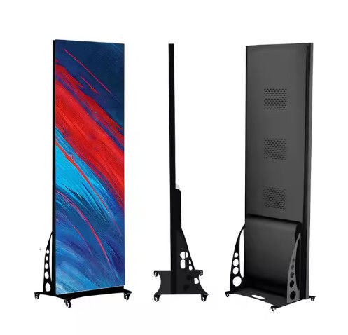 Display de pôster LED com configuração de cores 1R1G1B feito de painel de alumínio e chips de LED SMD2121