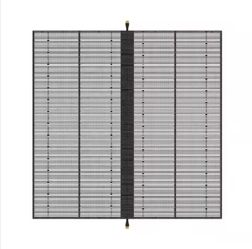 P2.6 Ecrã LED Transparente Grelha de Ecrã Led de Cores Totais Ecrã de Gelo Ecrã Eletrônico de Publicidade Interior Janela de vidro