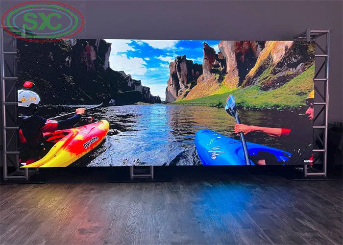 Tela LED de aluguel SMD2121 Lâmpadas Distância de visualização 3-50m Dimensão do gabinete 500*500mm Perfeito para mercados rurais