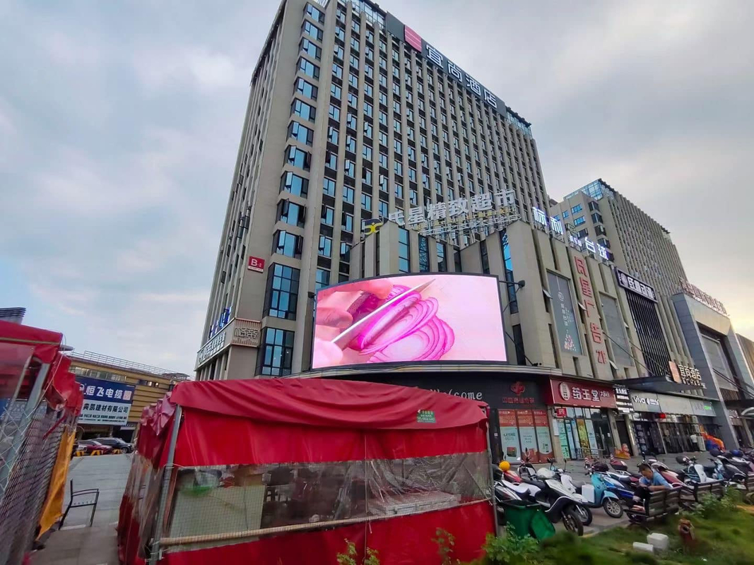 Ecrã de painel LED à prova de água e tempo IP65 à prova de água e de longa duração para publicidade ao ar livre