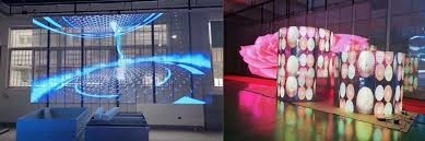 Gabinete de alumínio Tela LED transparente G7.82-7.82 e Sem Falhas Média de 1000 horas para suas necessidades