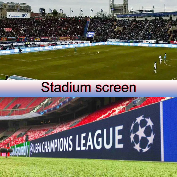 Experimente a emoção da tela LED do estádio com taxa de quadros de 60Hz, com relação de contraste de 5000:1 e pacote de pixels SMD3535