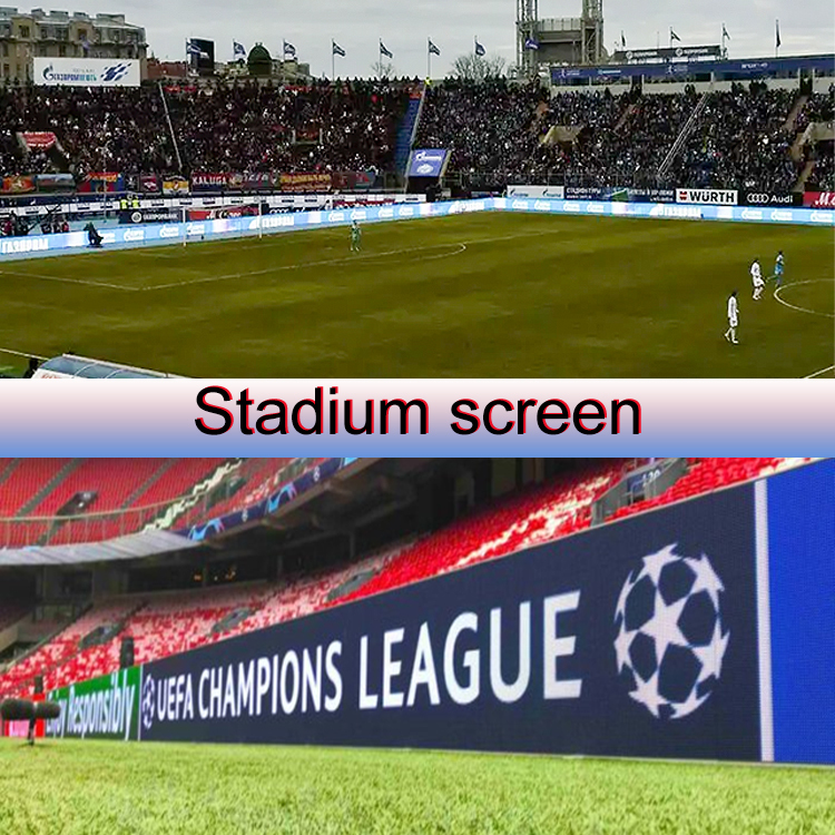 Display LED de estádio de aço laminado a frio com classificação IP65, com alto brilho e brilho ≥6500cd/m2