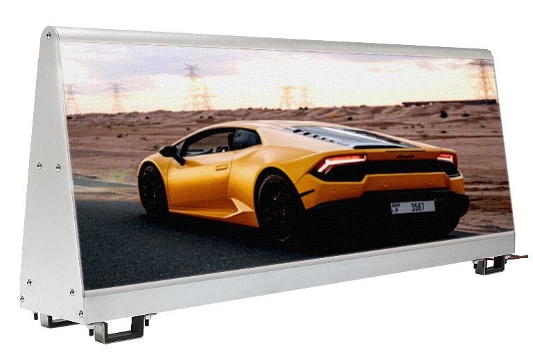 Display de sinalização LED de carro de tamanho de passo de 5 mm personalizável com configurações 1R1G1B e função de exibição de números