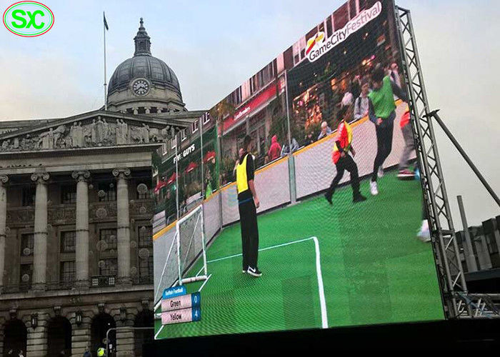 microplaqueta impermeável conduzida exterior de Epistar das telas da cortina do fundo de fase dos pixéis de 8mm