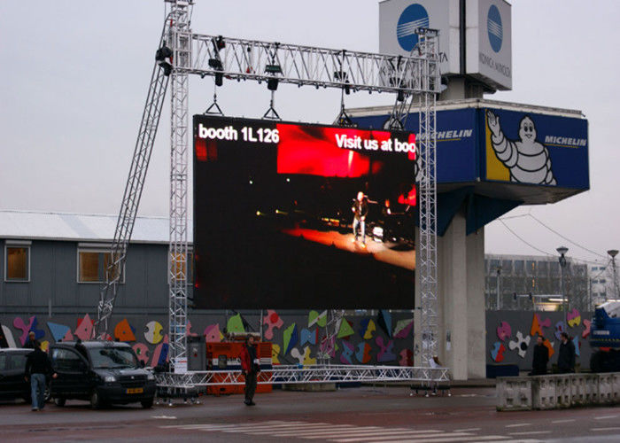 SMD2121 Publicidade ao ar livre Full Color LED Rental Screen 3 anos de garantia