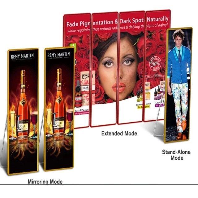 Display de cartaz LED de alumínio com resolução de módulo 172*86 e chips LED SMD2121 com material de painel
