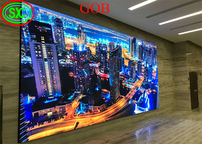 GOB P1.8mm P2mm P2.5mm P2.6mm Indoor Full Color LED Display SMD1515 grande ecrã de vídeo
