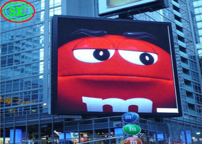 P10 Área exterior à prova d'água Full Color LED Screen Resistente ao vento High Definition No Drag Shadow LED