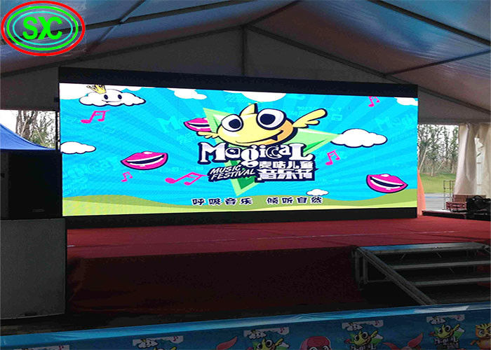 Ecrã de aluguer de LED / Ecrã LED fino e leve, tela de festival de grande palco personalizável