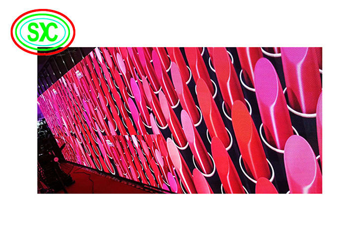 Caixa de alumínio fundido P4 Tela LED Aluguel Telas LED de aluguel leves Tela LED interna colorida