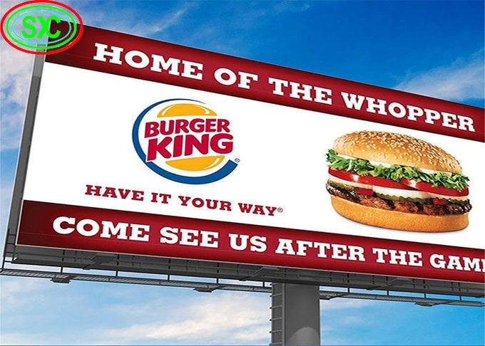 Full Color P6 Big Outdoor Waterproof Advertising Billboards com 3 anos de garantia