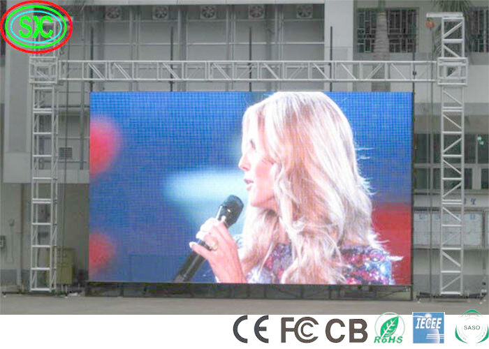 FCC IECEE 6000cd 40000dots/sqm 1R1G1B Ecrãs LED de palco Display LED a cores inteiras