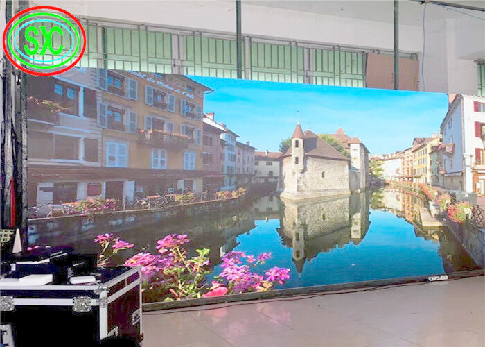 P3.91 - 7.81 Ecrã LED transparente a cores inteiras em interior Ecrã HD Ecrã sem mancha