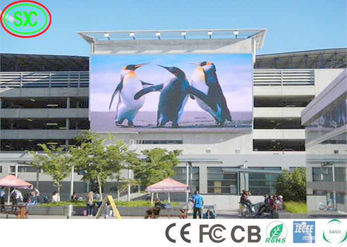 Outdoor P6 SMD2727 1R1G1B 7000cd/m2 Painéis LED Full Color Outdoor Full Color LED Display
