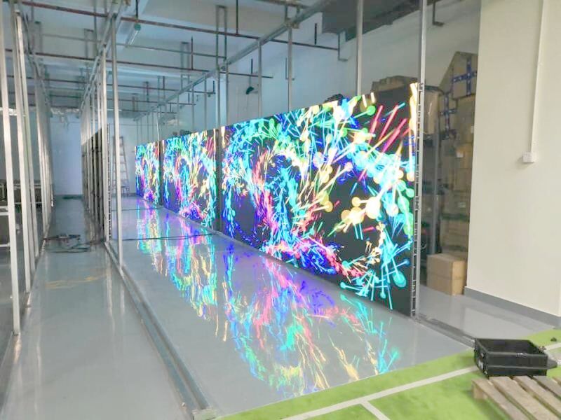2000cd/m2 Brilho Ecrã LED transparente, Panfletos publicitários LED a cores