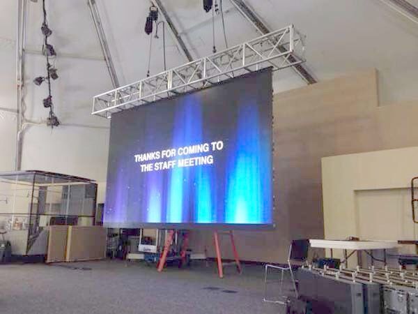 SMD2121 P5 Indoor Full Color Stage LED Die-Casting Aluminum Screen Box de aço Event LED Screen
