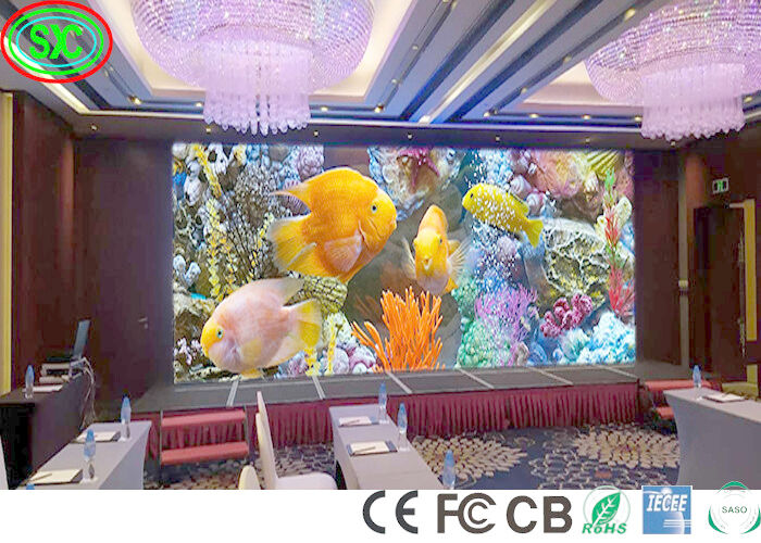 Aluguel 1200nits P3.91 Indoor Full Color LED Display 450W tela LED full color