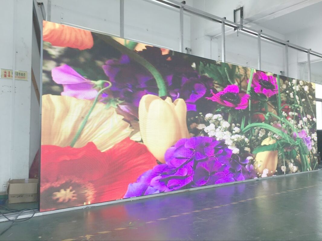 Alta taxa de atualização Interior de alta qualidade desempenho do evento de palco Flexível LED parede