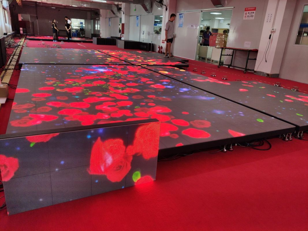 Full Color P4.81 Indoor Disco Party Event Painel portátil de entretenimento painéis de pista de dança LED