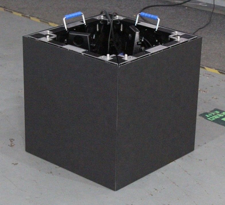 Indoor Outdoor 6 Sides Smd3535 2000nits Cube LED Video Wall P3.91mm Para DJ Stage