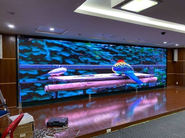 P2 Monitores de LED a cores interiores a cores inteiras de chassi de alumínio fundido
