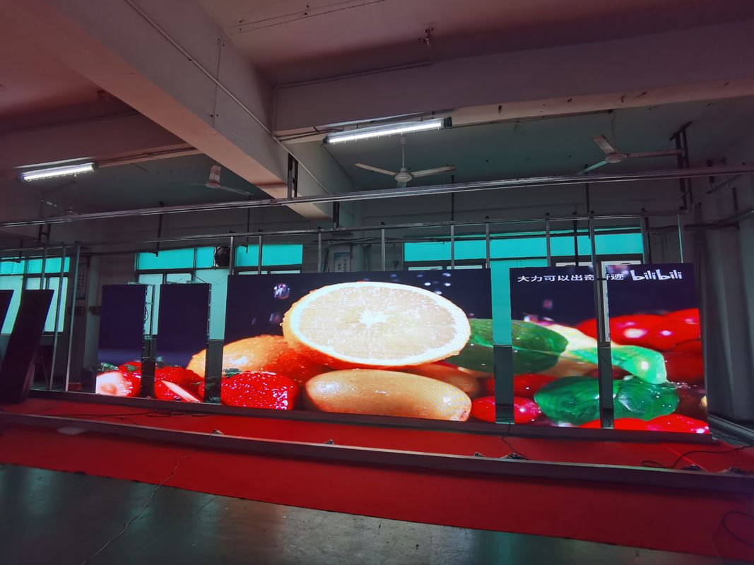Função de vídeo HD P3.91 500*1000mm Ecrã de exibição LED para exibição interna e externa