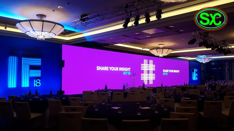 HD Full Color SMD LED Screen Painel de Alumínio Di-Cast Escenário fundo Full Color 256mm X 128mm Tamanho do módulo