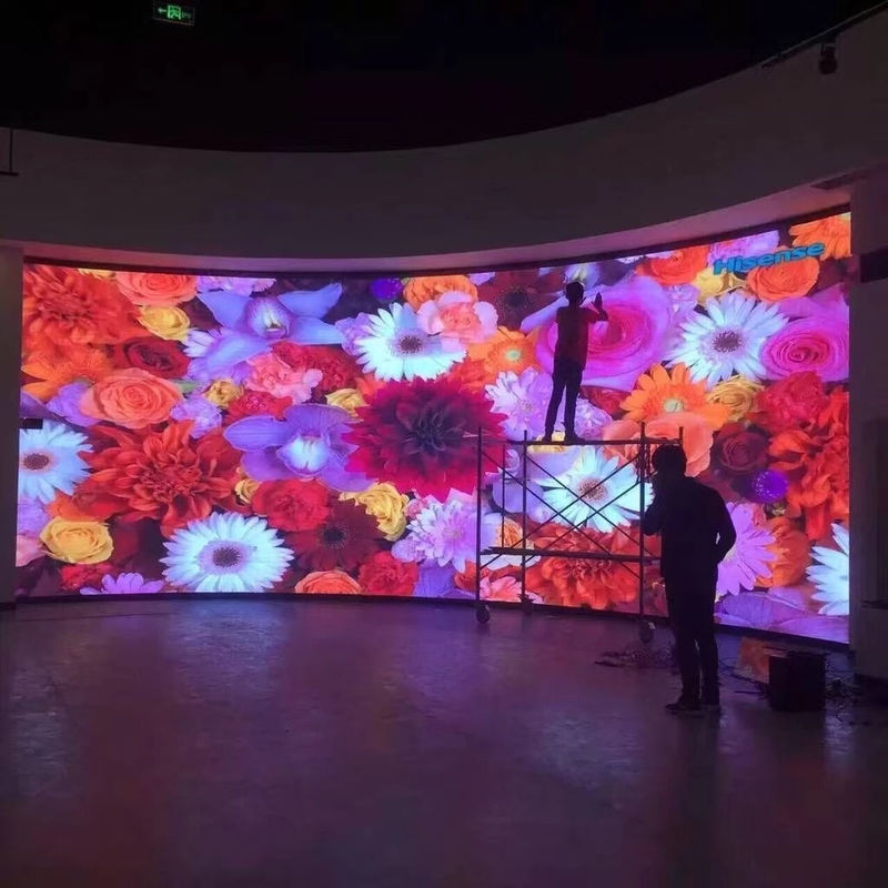 Método de manutenção de serviço traseiro para o ecrã LED fixo P5 em alta definição